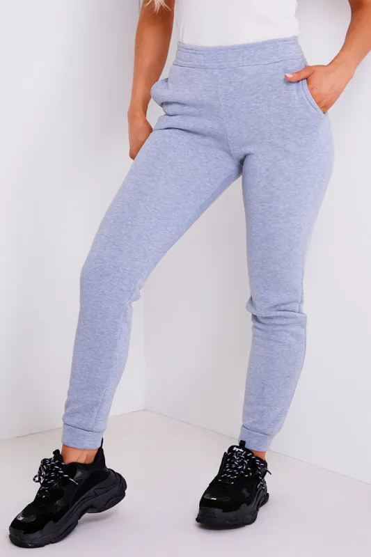 Grey Slim Fit Joggers sold by Lasula