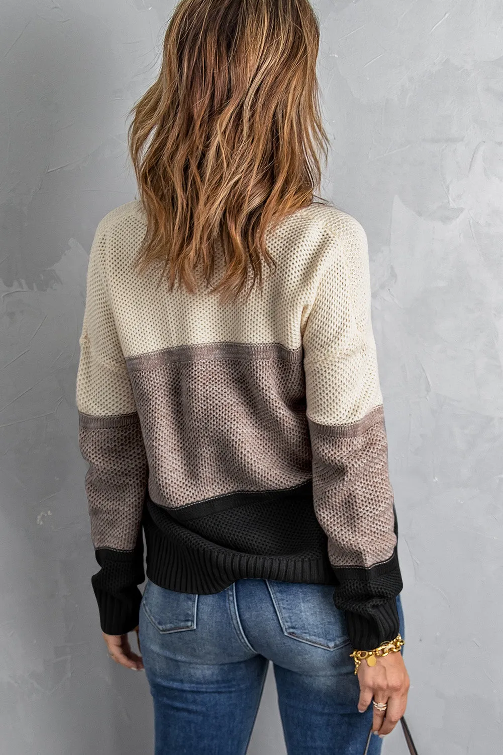 Jianna Netted Texture Pullover Sweater sold by Threaded Pear product image thumbnail 2