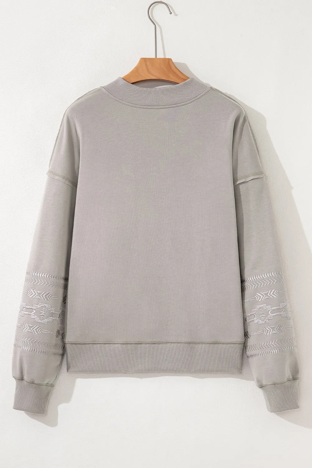 Kaylee aztec Embroidered Western Sweatshirt sold by Threaded Pear product image thumbnail 2