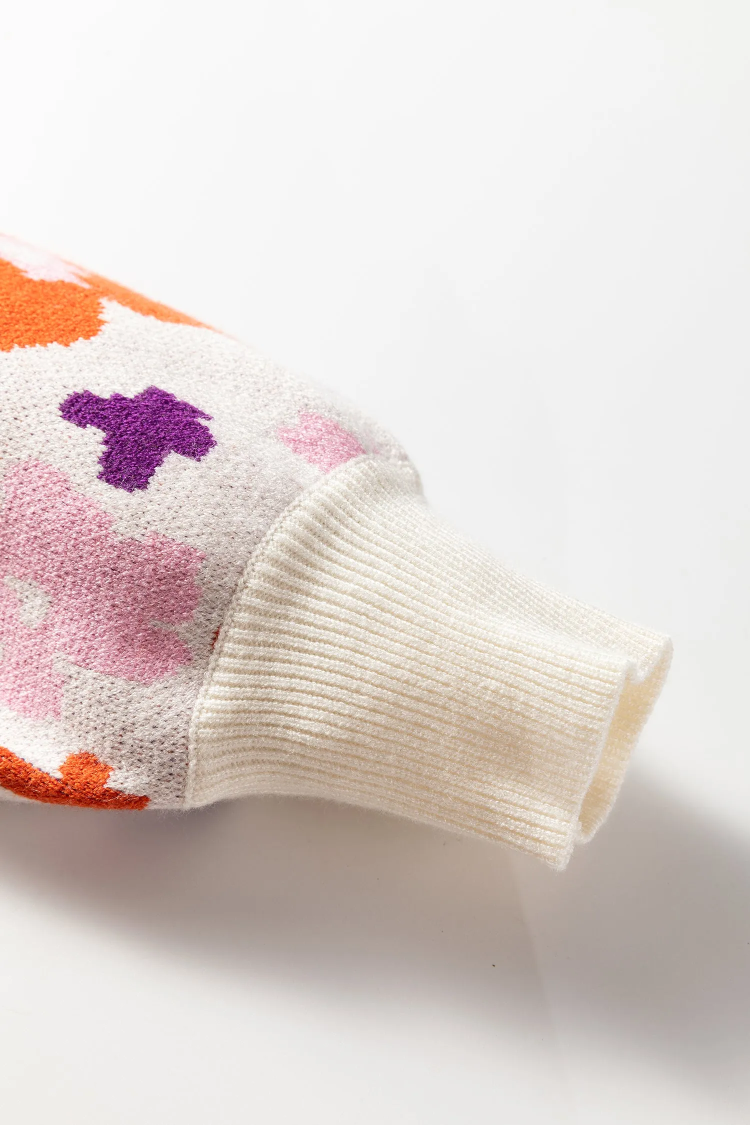 Jaylani Pattern Drop Shoulder Sweater sold by Threaded Pear product image thumbnail 4