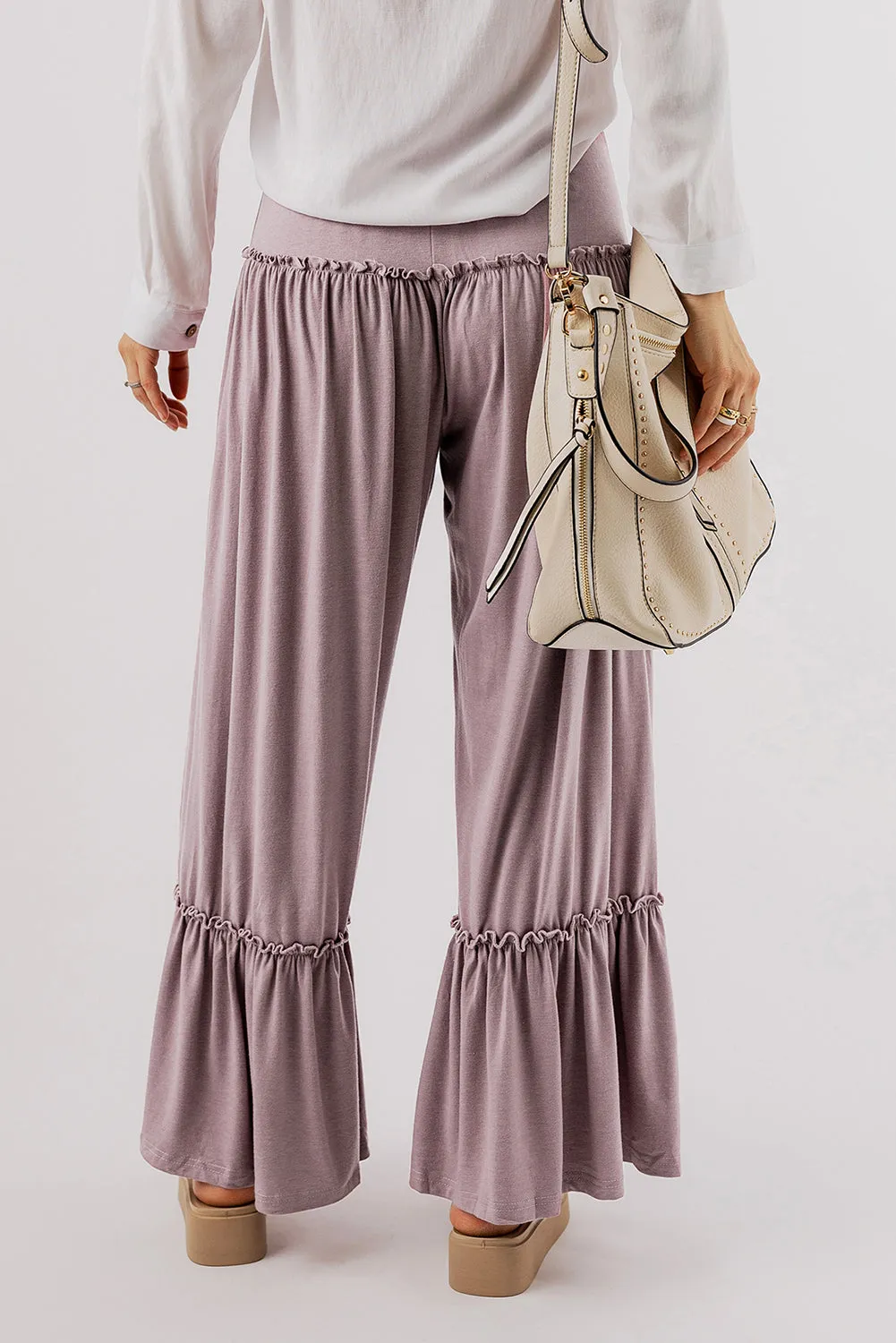 Aurora Waist Wide Leg Pants sold by Threaded Pear product image thumbnail 2