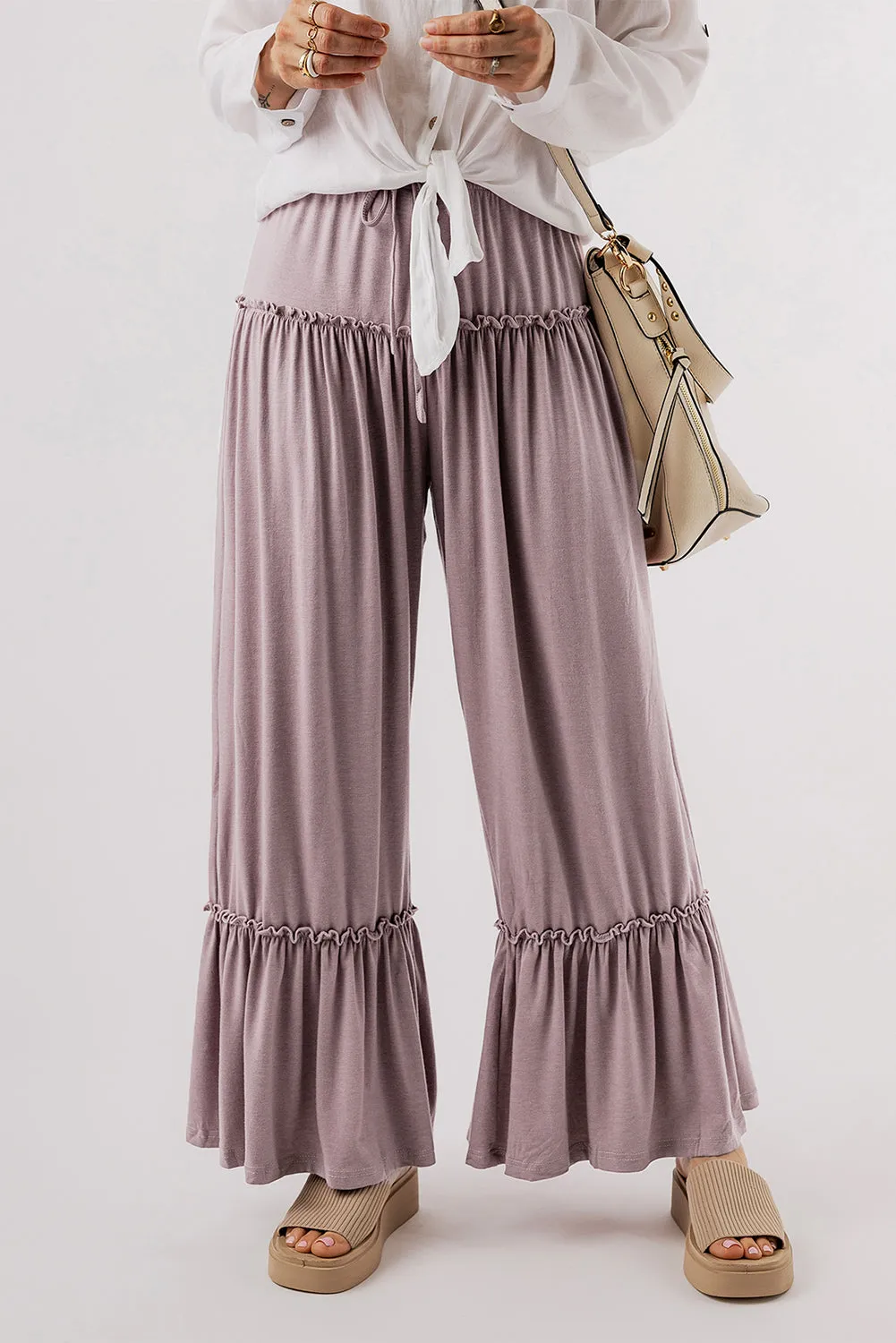 Aurora Waist Wide Leg Pants sold by Threaded Pear