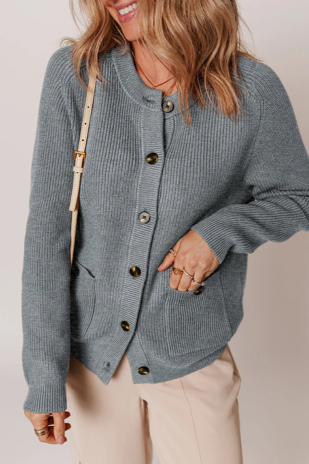 Samara Chunky Front Cardigan Sweater sold by Threaded Pear product image thumbnail 4