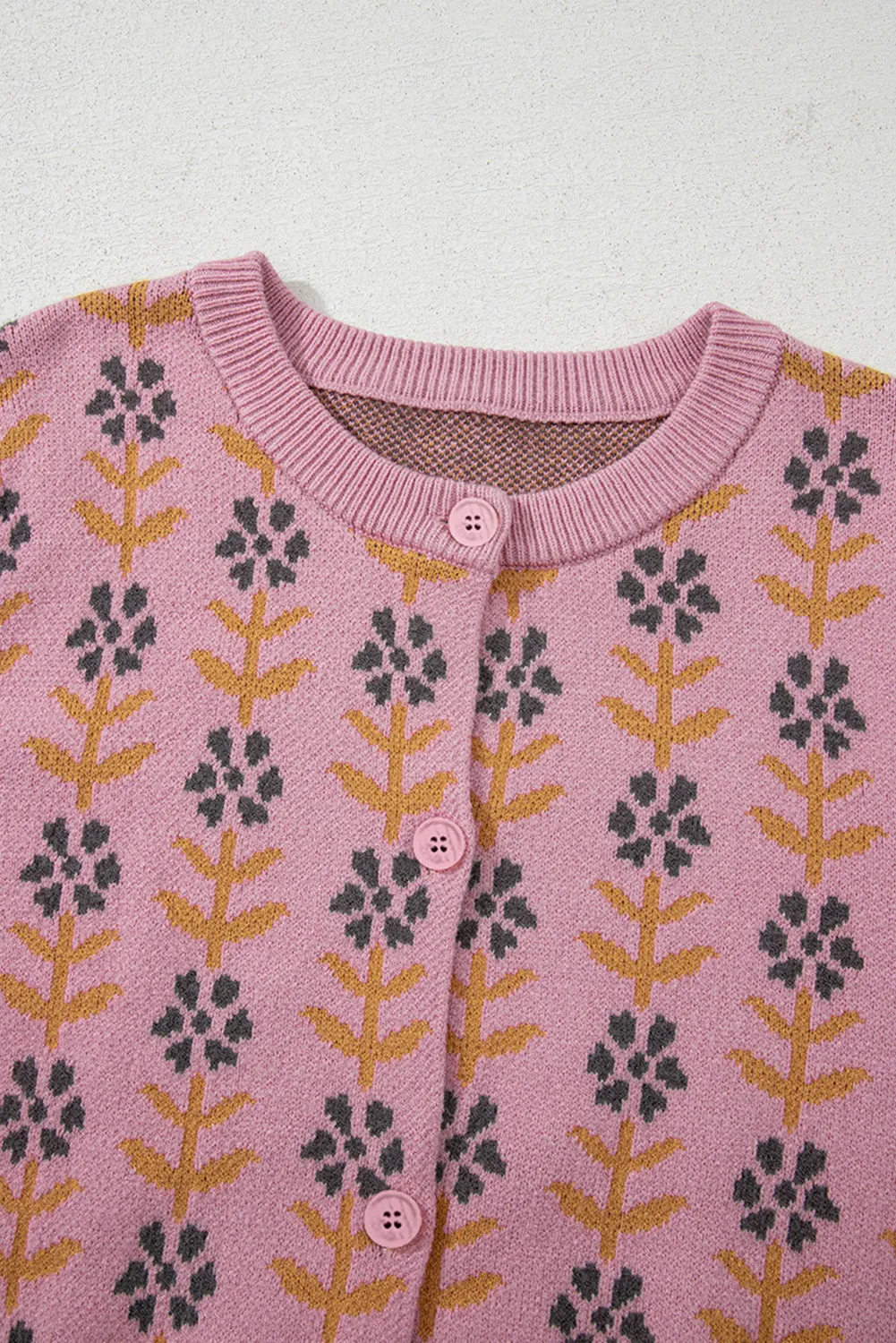 Dulce Ribbed Banded Cardigan Sweater sold by Threaded Pear product image thumbnail 3