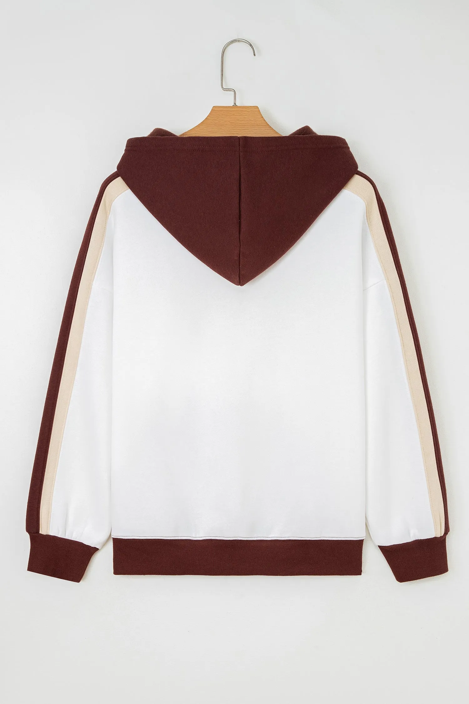 Ariyah Patchwork athleisure Hooded Sweatshirt sold by Threaded Pear product image thumbnail 2