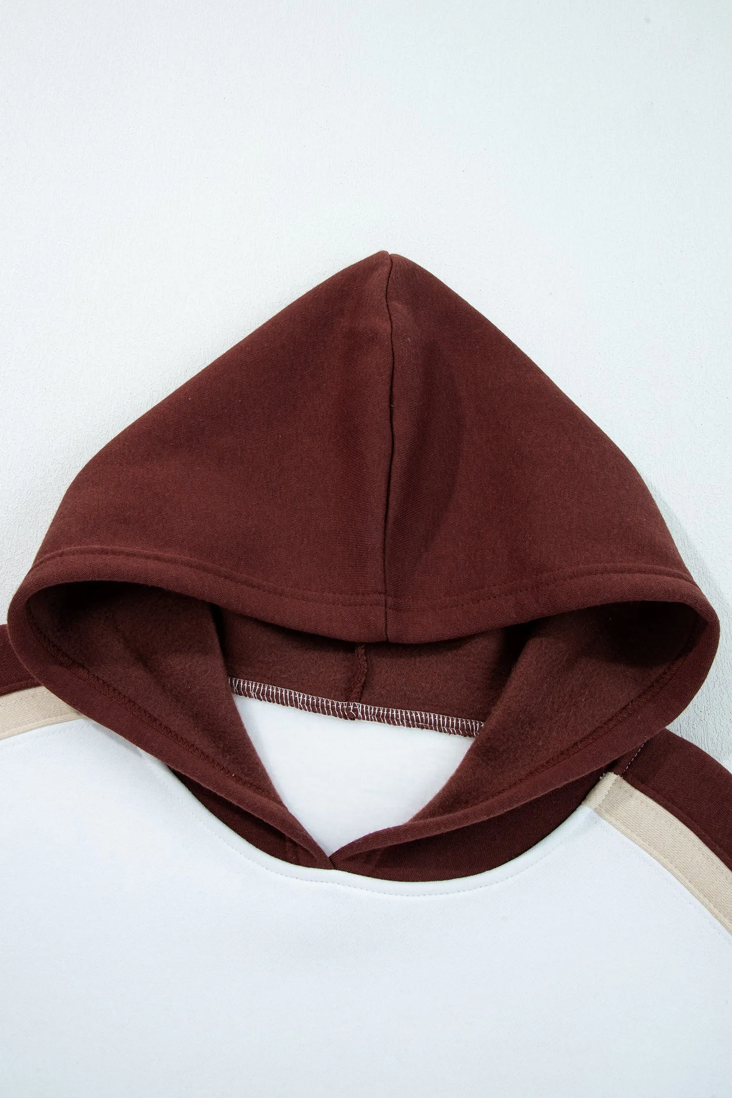 Ariyah Patchwork athleisure Hooded Sweatshirt sold by Threaded Pear product image thumbnail 3