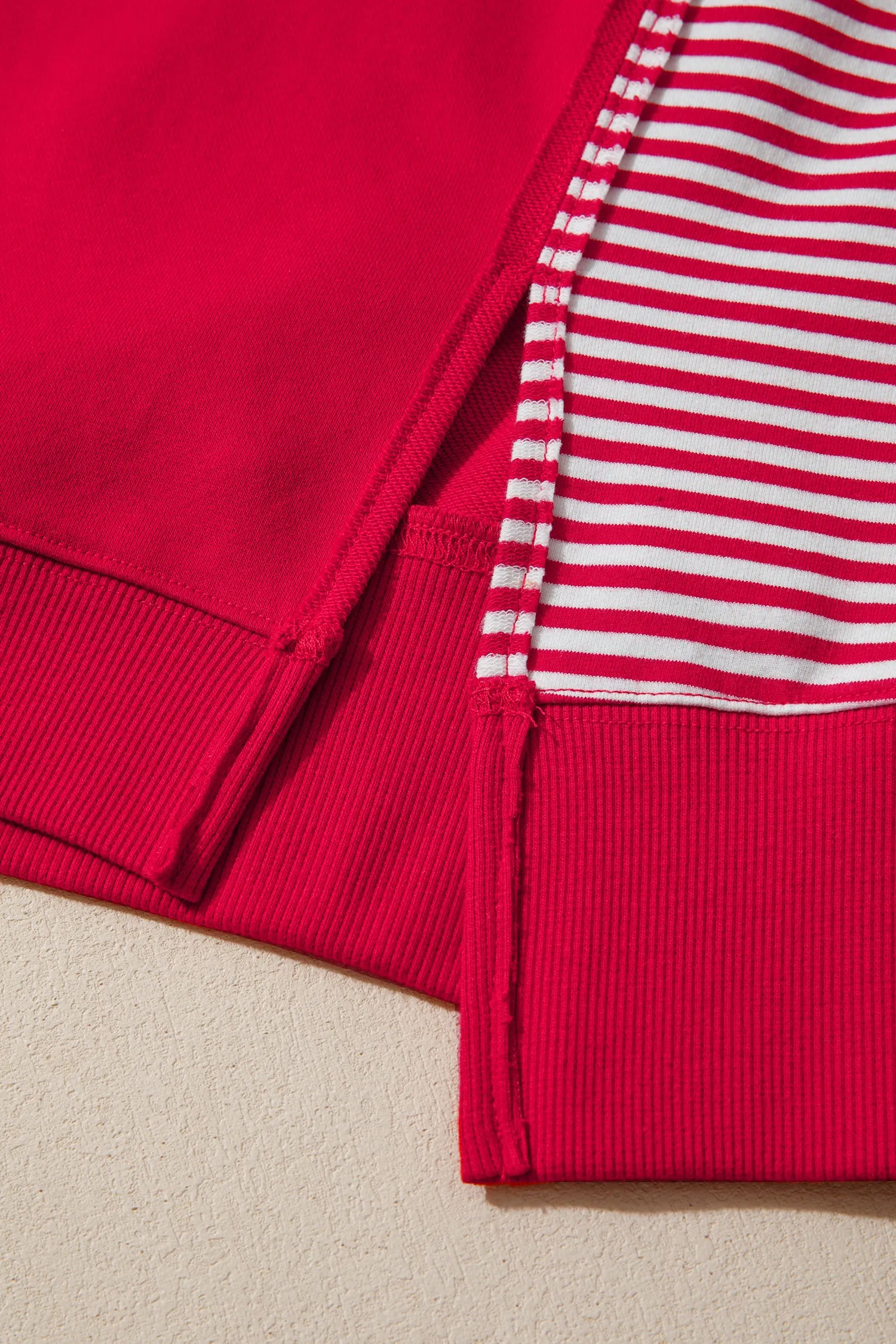 Aaliyah Patchwork Sleeve Colorblock Sweatshirt sold by Threaded Pear product image thumbnail 5