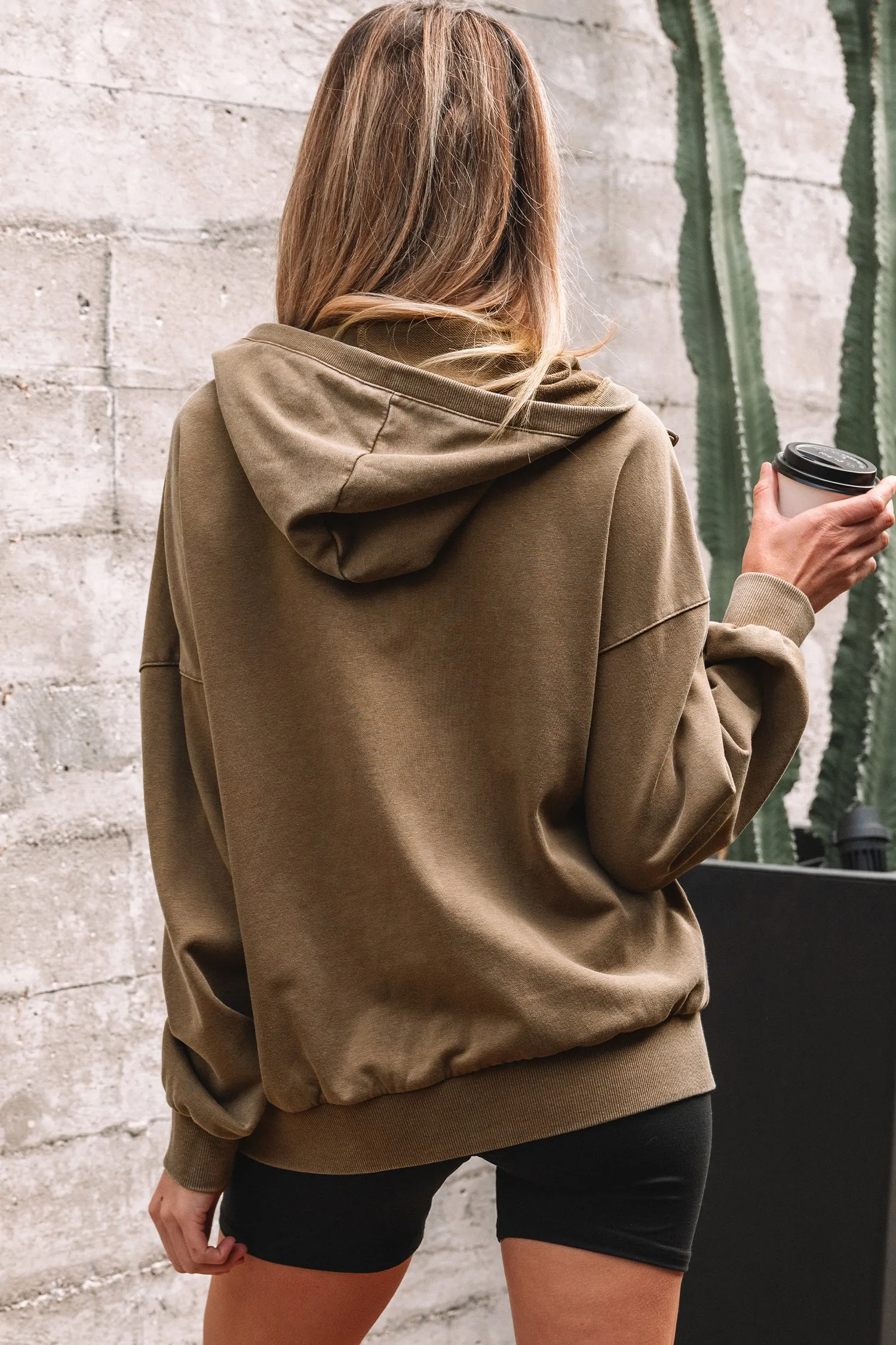 Solana Mineral Wash Baggy Hoodie sold by Threaded Pear product image thumbnail 2