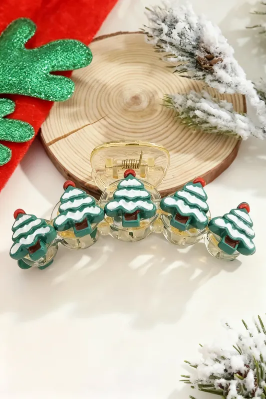 Skyla Clear Hair Claw Clip made by Threaded Pear