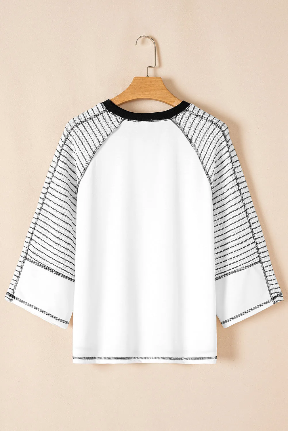 Alaia Sleeve Raglan Patchwork Top sold by Threaded Pear product image thumbnail 2