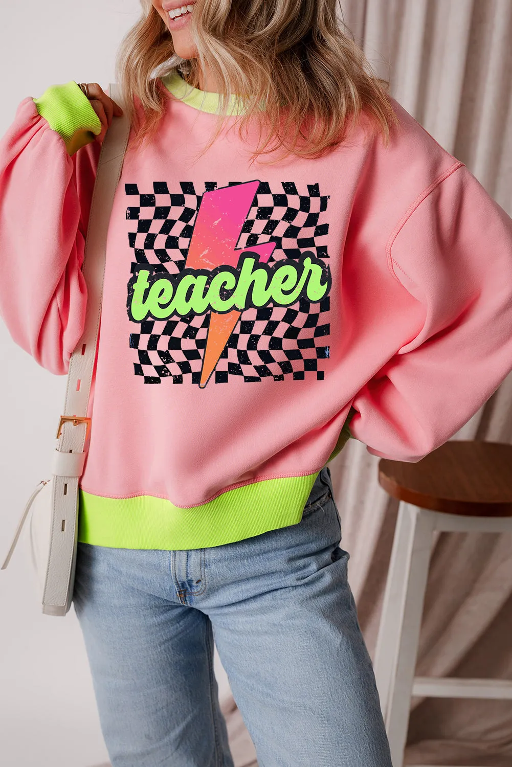 Rosalind teacher rule Sweatshirt sold by Threaded Pear product image thumbnail 4