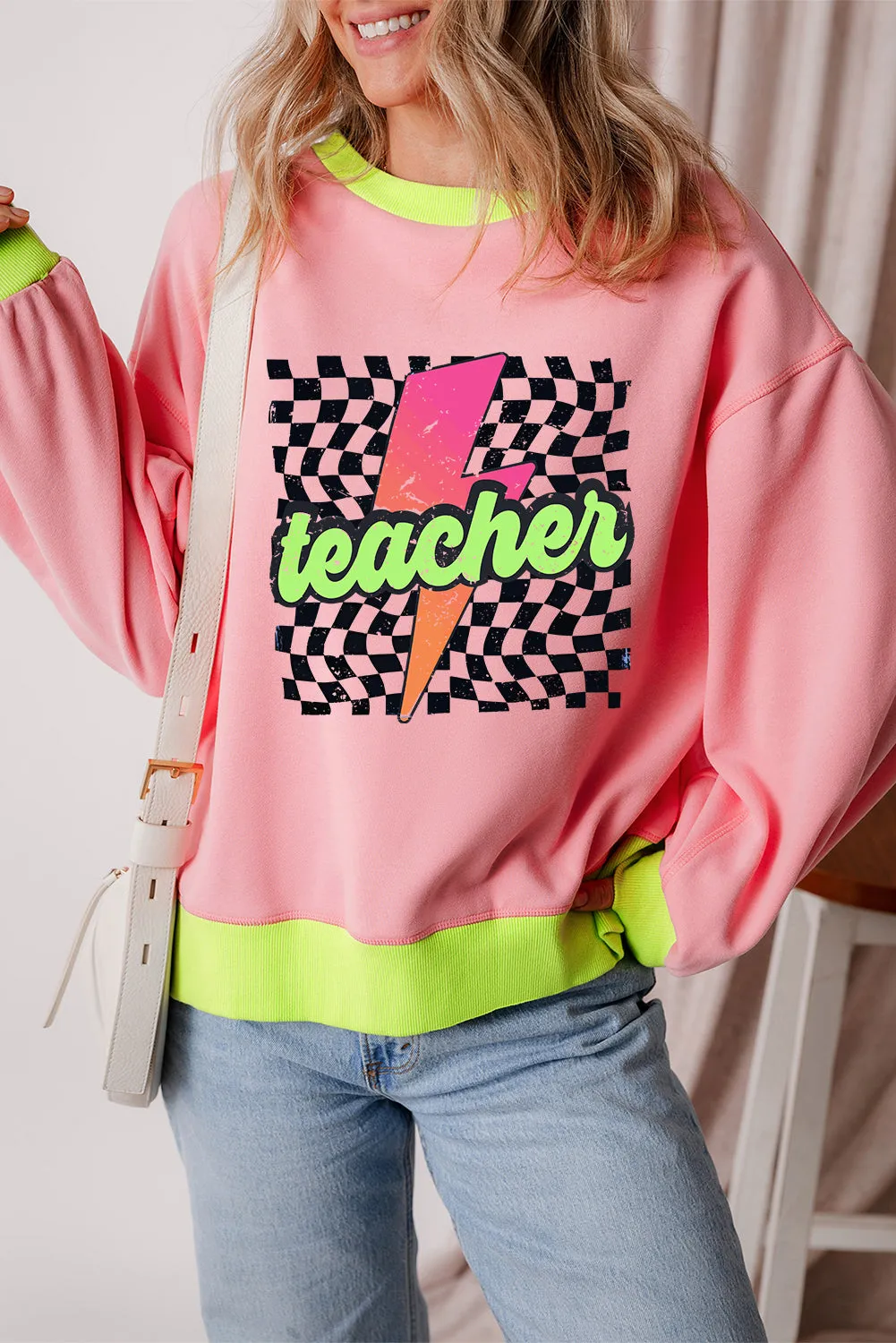 Rosalind teacher rule Sweatshirt sold by Threaded Pear product image thumbnail 5