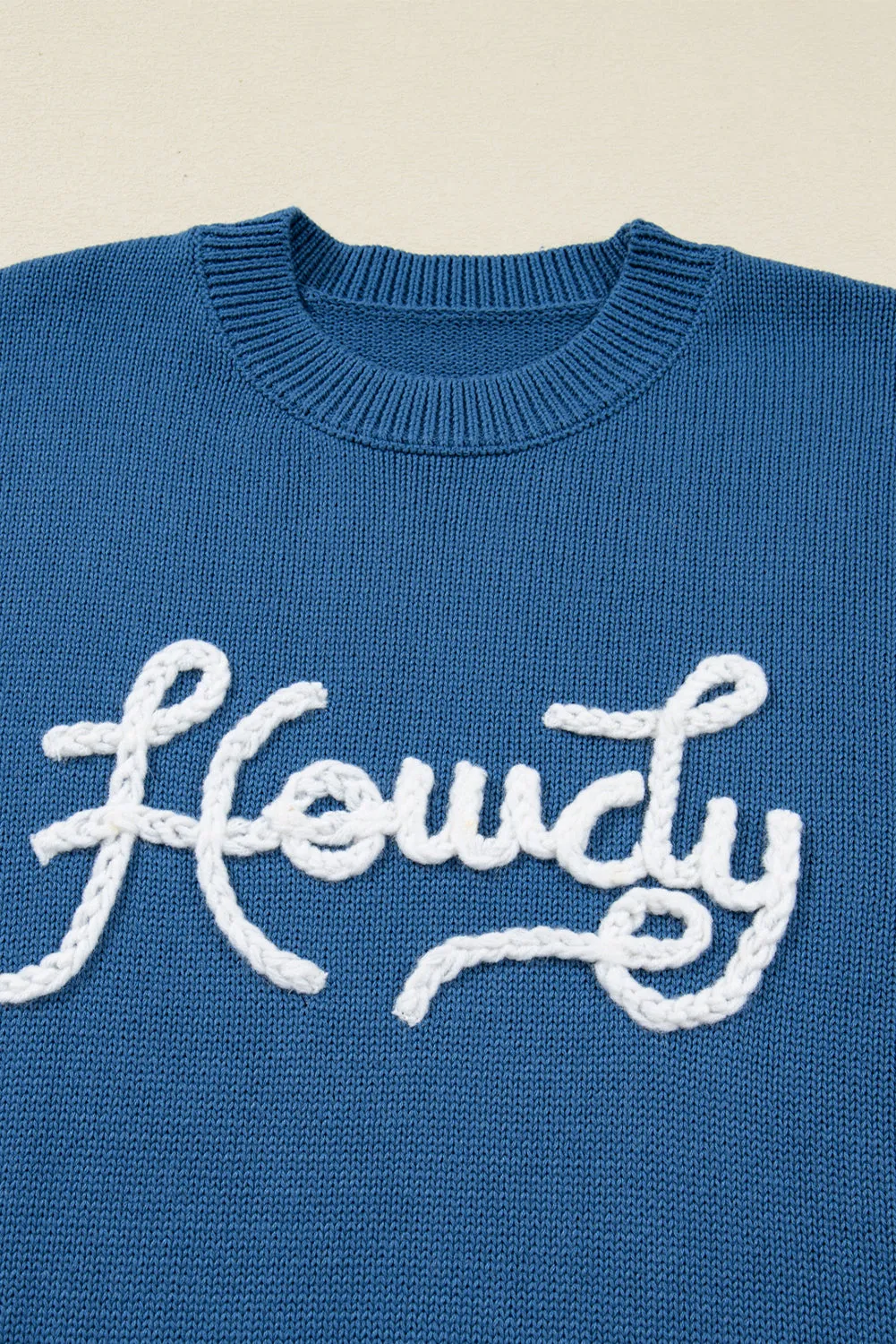Emiyra Embroidered Graphic Western Sweater sold by Threaded Pear product image thumbnail 3