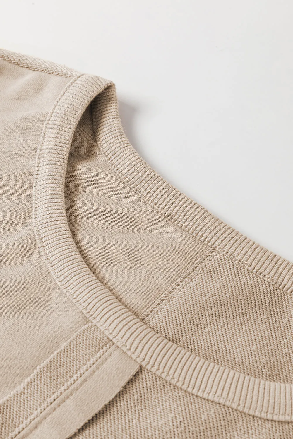 Rheaissa Seam Ribbed Trim Sweatshirt sold by Threaded Pear product image thumbnail 5