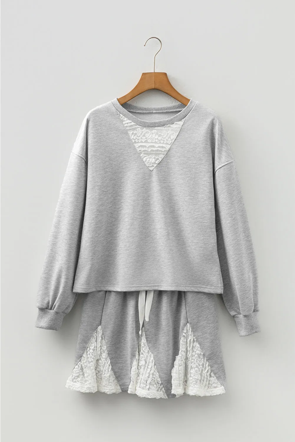 Amelia Patchwork Drop Shoulder Pullover sold by Threaded Pear
