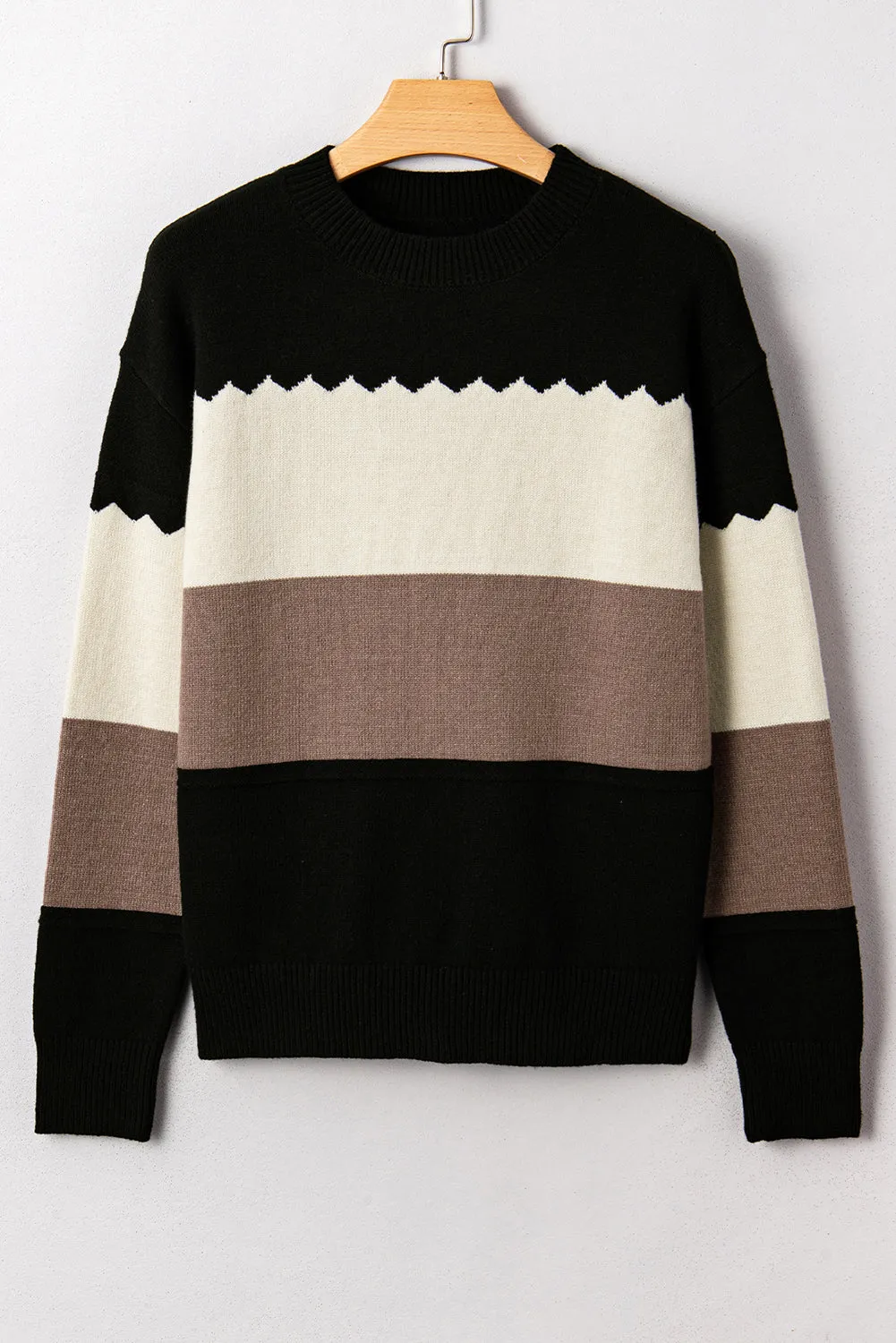 Harper Colorblock Drop Shoulder Sweater sold by Threaded Pear