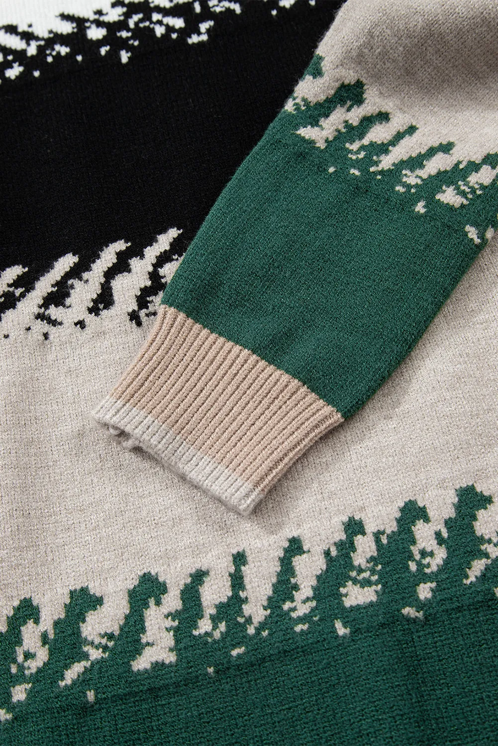 Sophia Pattern Drop Shoulder Sweater sold by Threaded Pear product image thumbnail 4