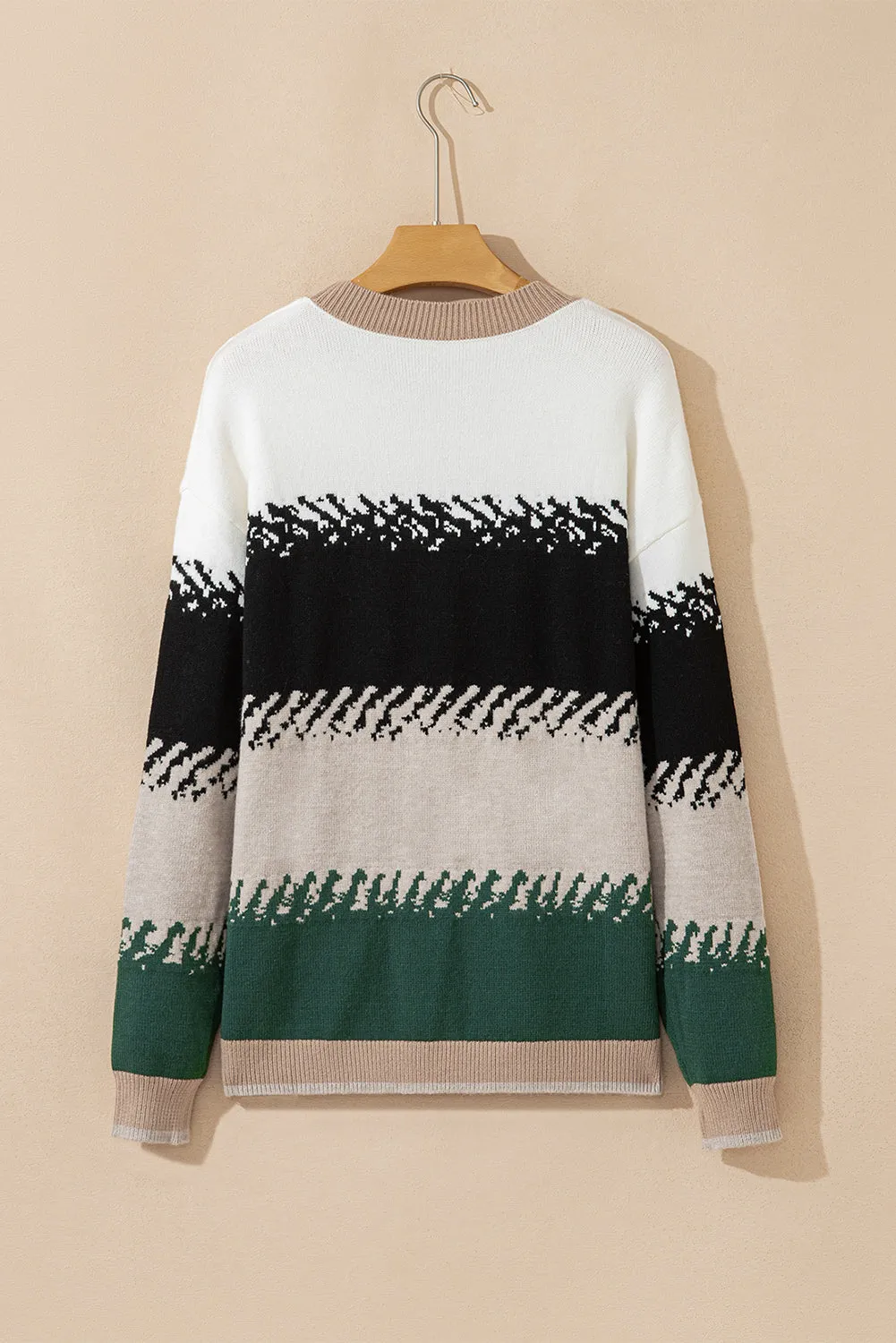Sophia Pattern Drop Shoulder Sweater sold by Threaded Pear product image thumbnail 2