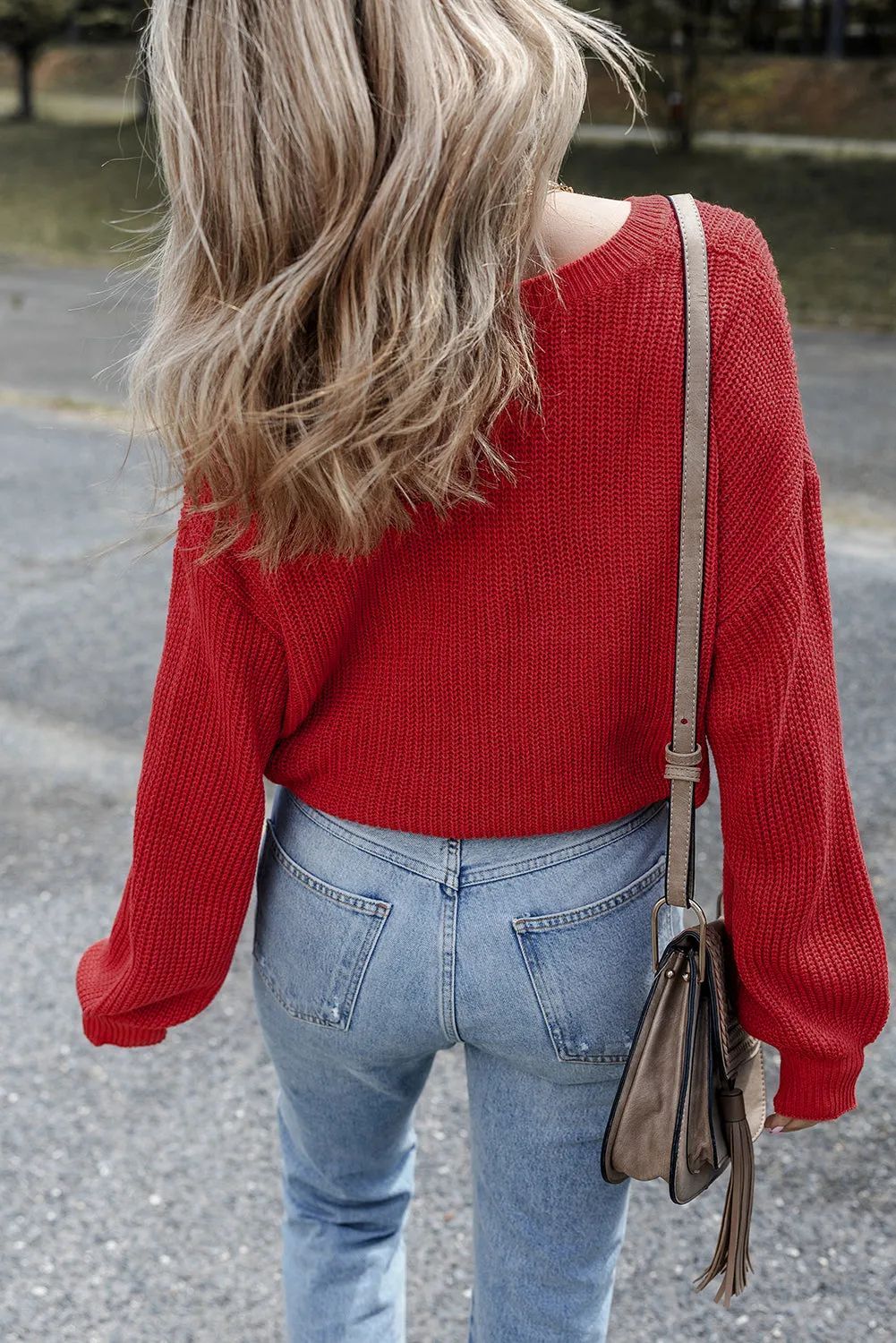 Evelyn Knit Drop Shoulder Sweater sold by Threaded Pear product image thumbnail 2