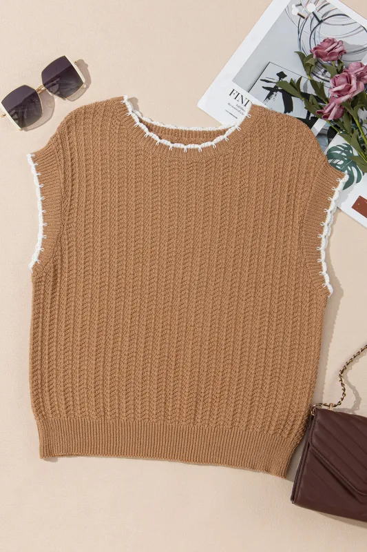Sophia Knit Short Sleeve Sweater sold by Threaded Pear