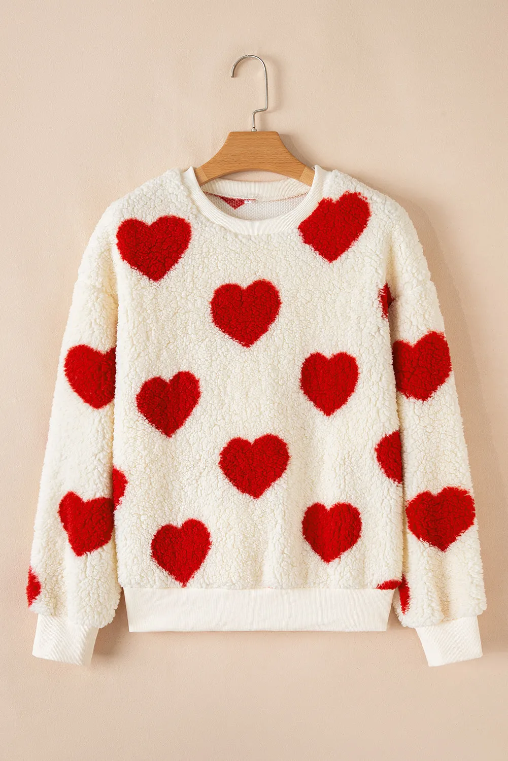 Emily Shoulder Crewneck Plush Sweatshirt sold by Threaded Pear