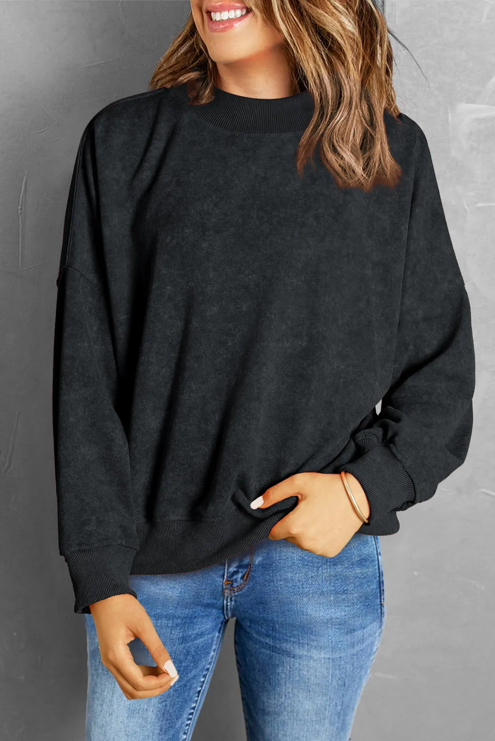 Eleanor Drop Shoulder Pullover sold by Threaded Pear product image thumbnail 5