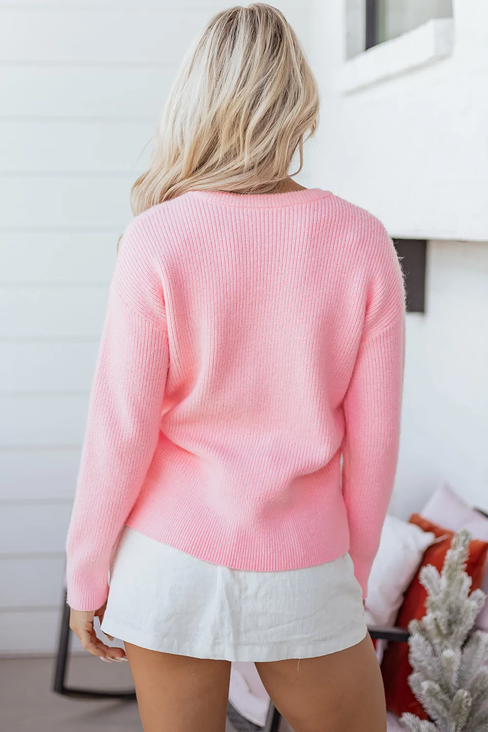 Ava Cane Puffy Knit Sweater sold by Threaded Pear product image thumbnail 2