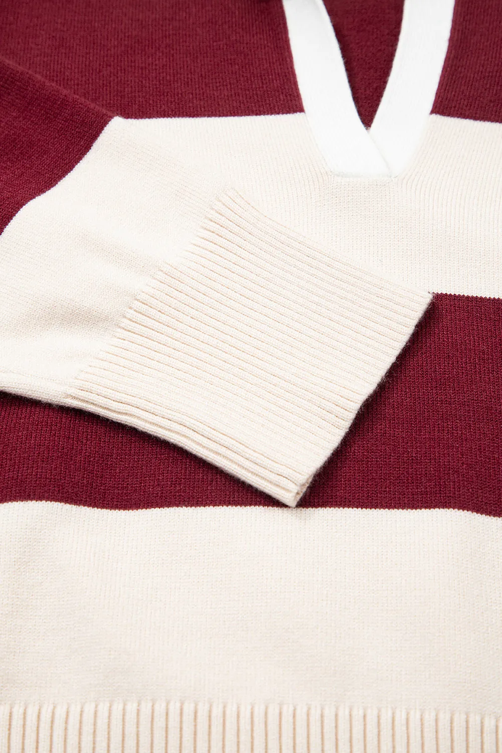Olivia Knitted Polo Collar Sweater sold by Threaded Pear product image thumbnail 4