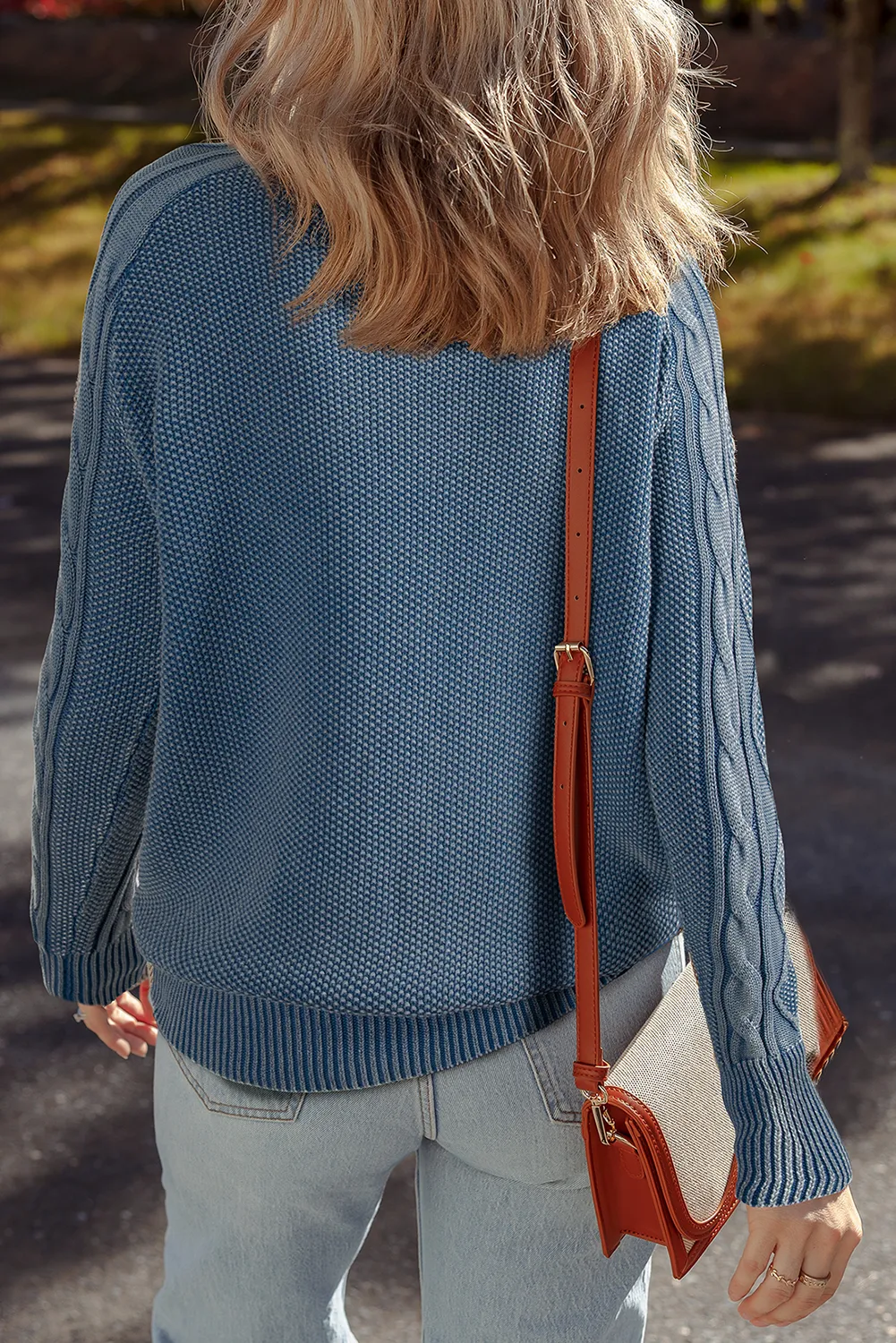 Aria Knit Sleeve Casual Sweater sold by Threaded Pear product image thumbnail 4