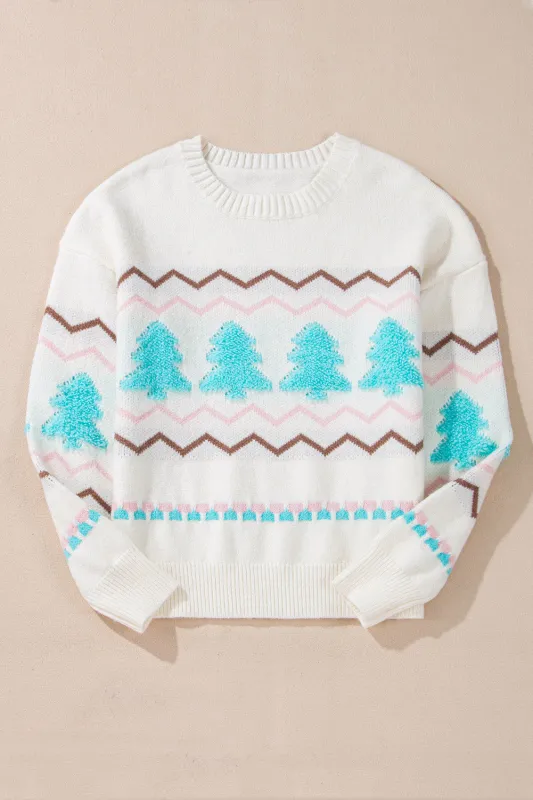 Sofia Trim Drop Shoulder Sweater sold by Threaded Pear