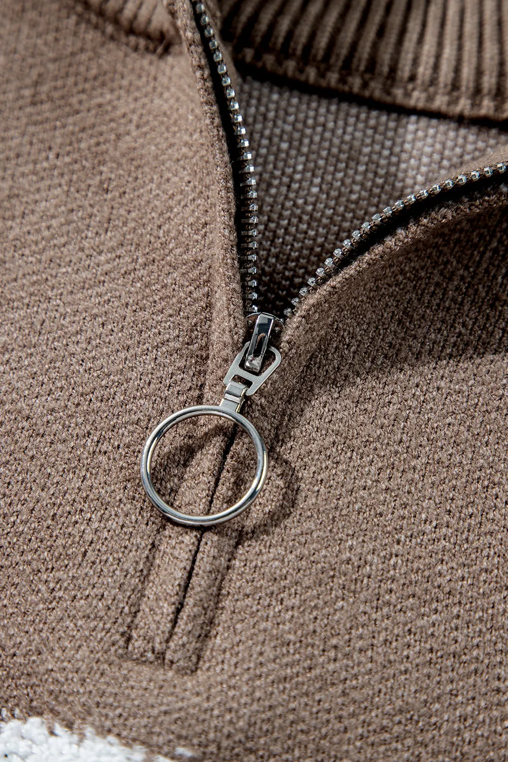 Eleanor Half Zipper Stand Sweater sold by Threaded Pear product image thumbnail 5