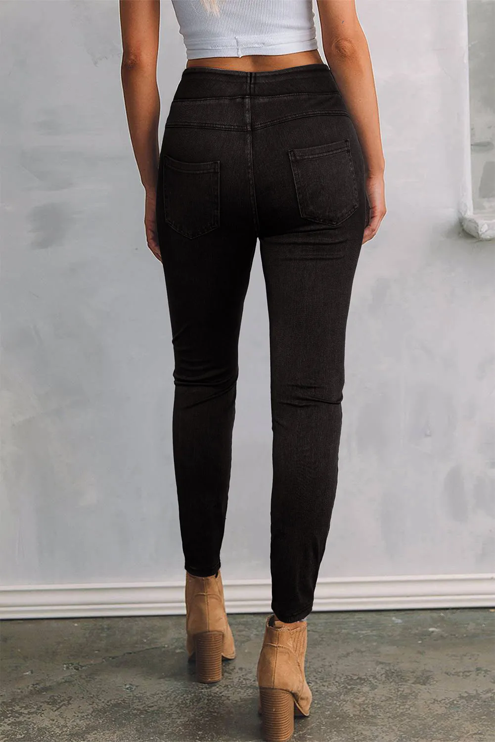 Olivia Stretchy Slim Fit Jeggings sold by Threaded Pear product image thumbnail 2