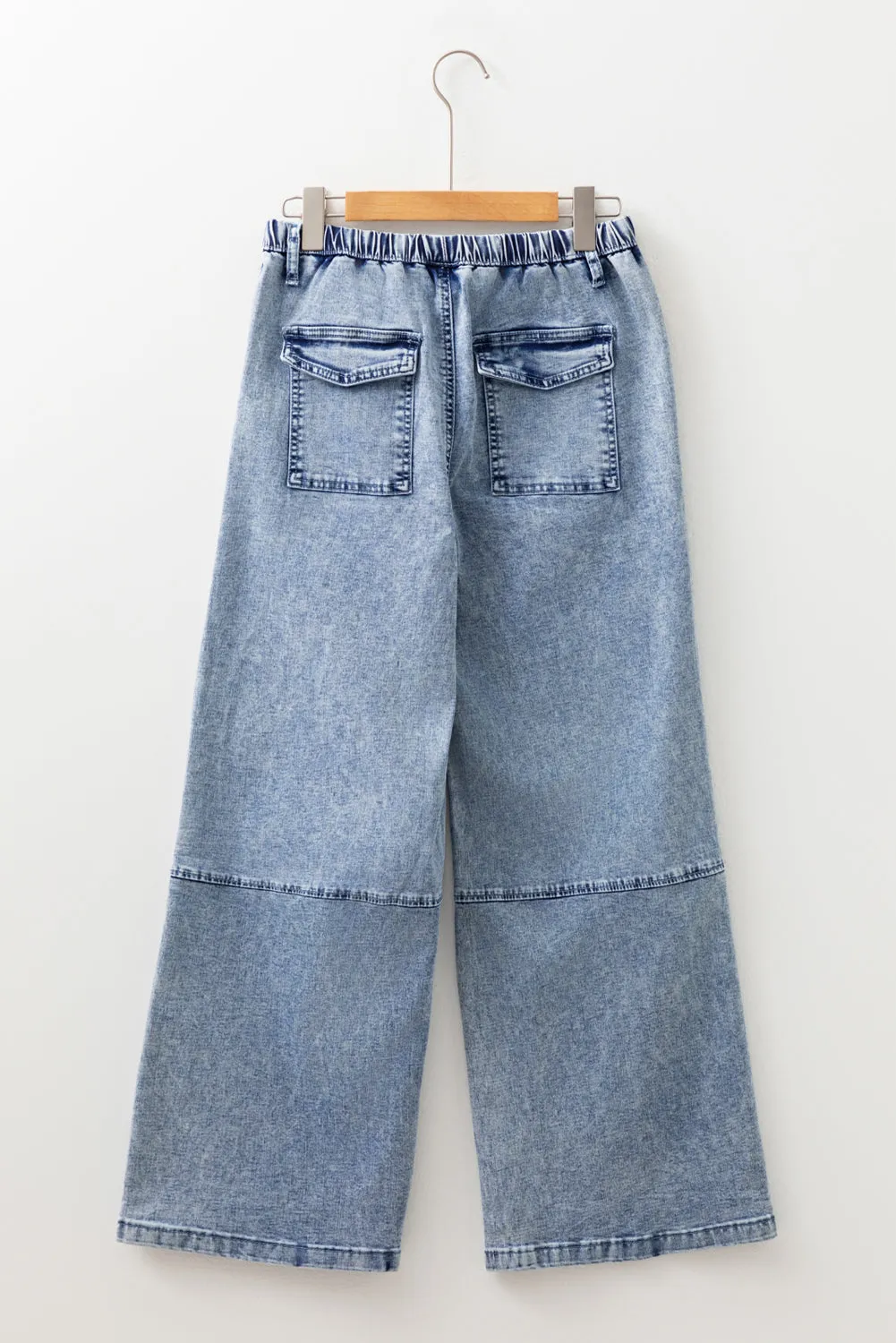 Abigail Drawstring Elastic Waistband Jeans sold by Threaded Pear product image thumbnail 2