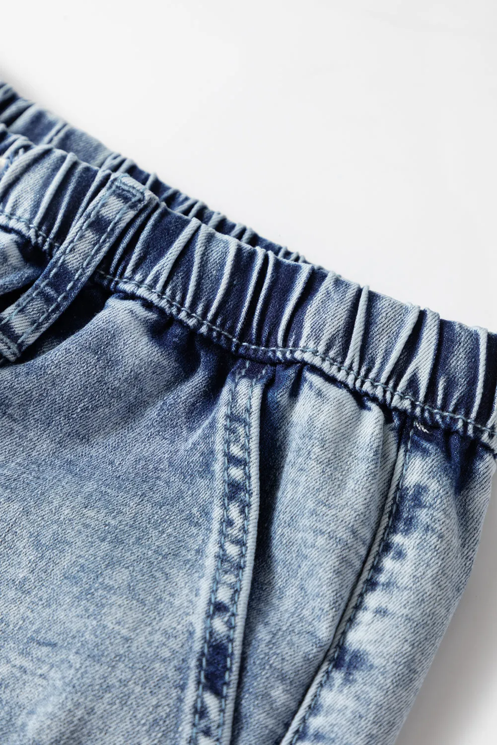 Abigail Drawstring Elastic Waistband Jeans sold by Threaded Pear product image thumbnail 3