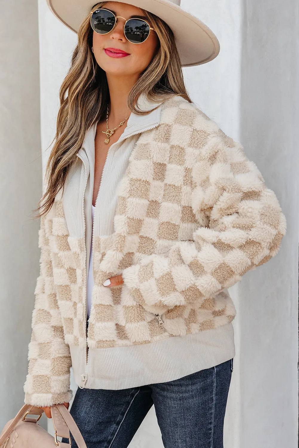 Emily Zip Up Collared Jacket sold by Threaded Pear product image thumbnail 3