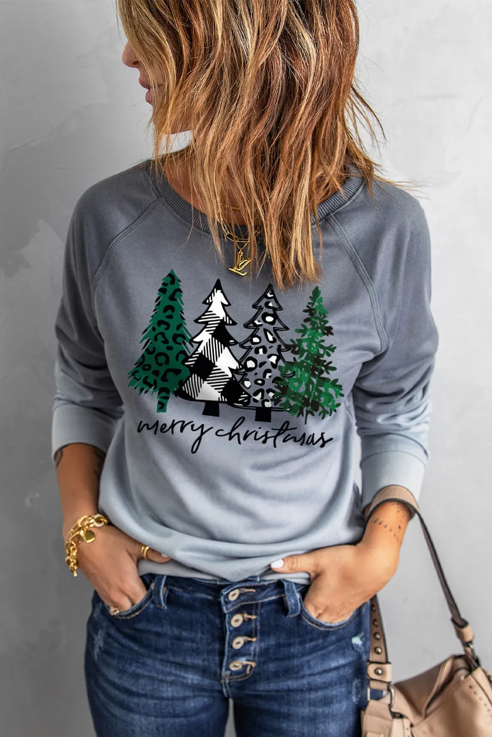 Ella Color Print Graphic Sweatshirt sold by Threaded Pear product image thumbnail 3