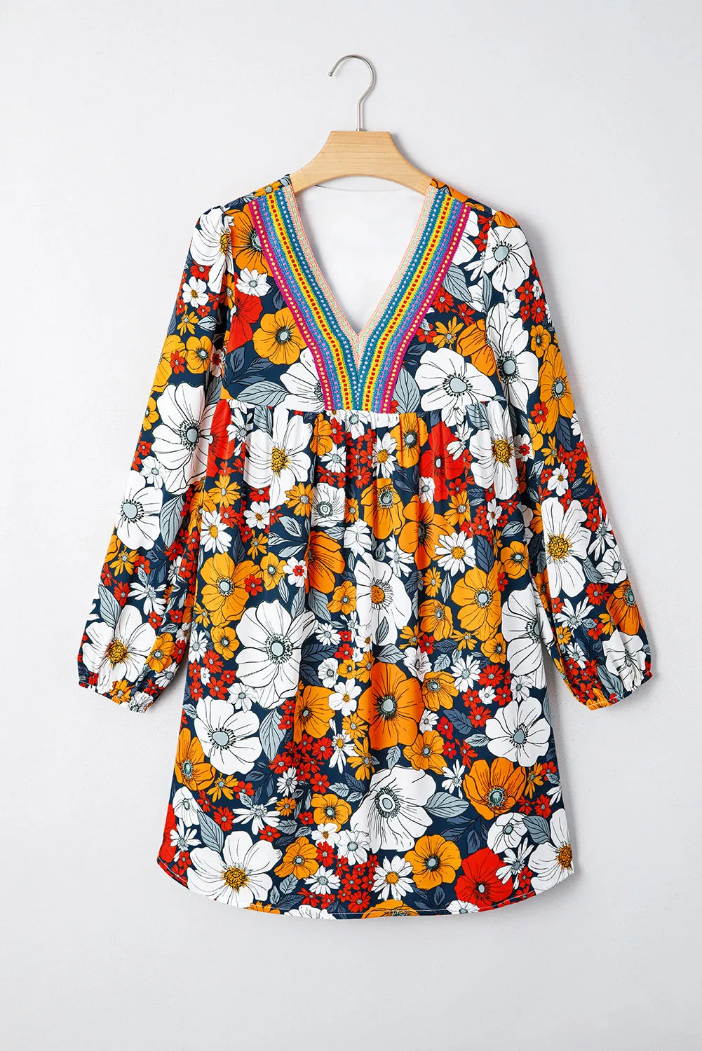 Blakely Floral Long Sleeve Mini Dress sold by Threaded Pear product image thumbnail 2