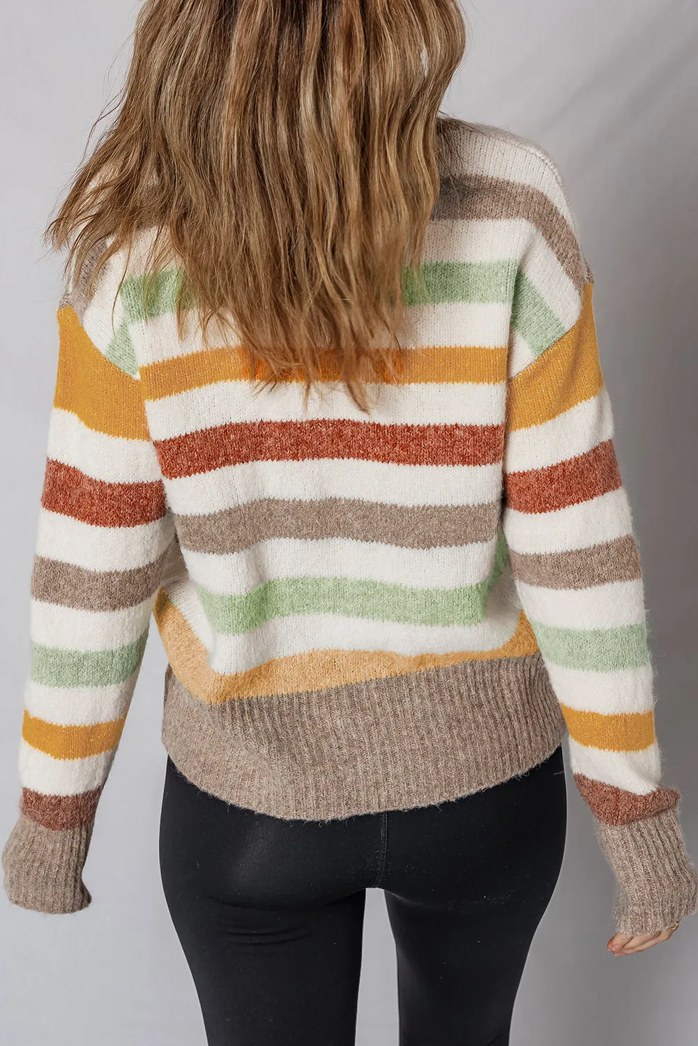 Vivian Stripe Crew Neck Sweater sold by Threaded Pear product image thumbnail 2