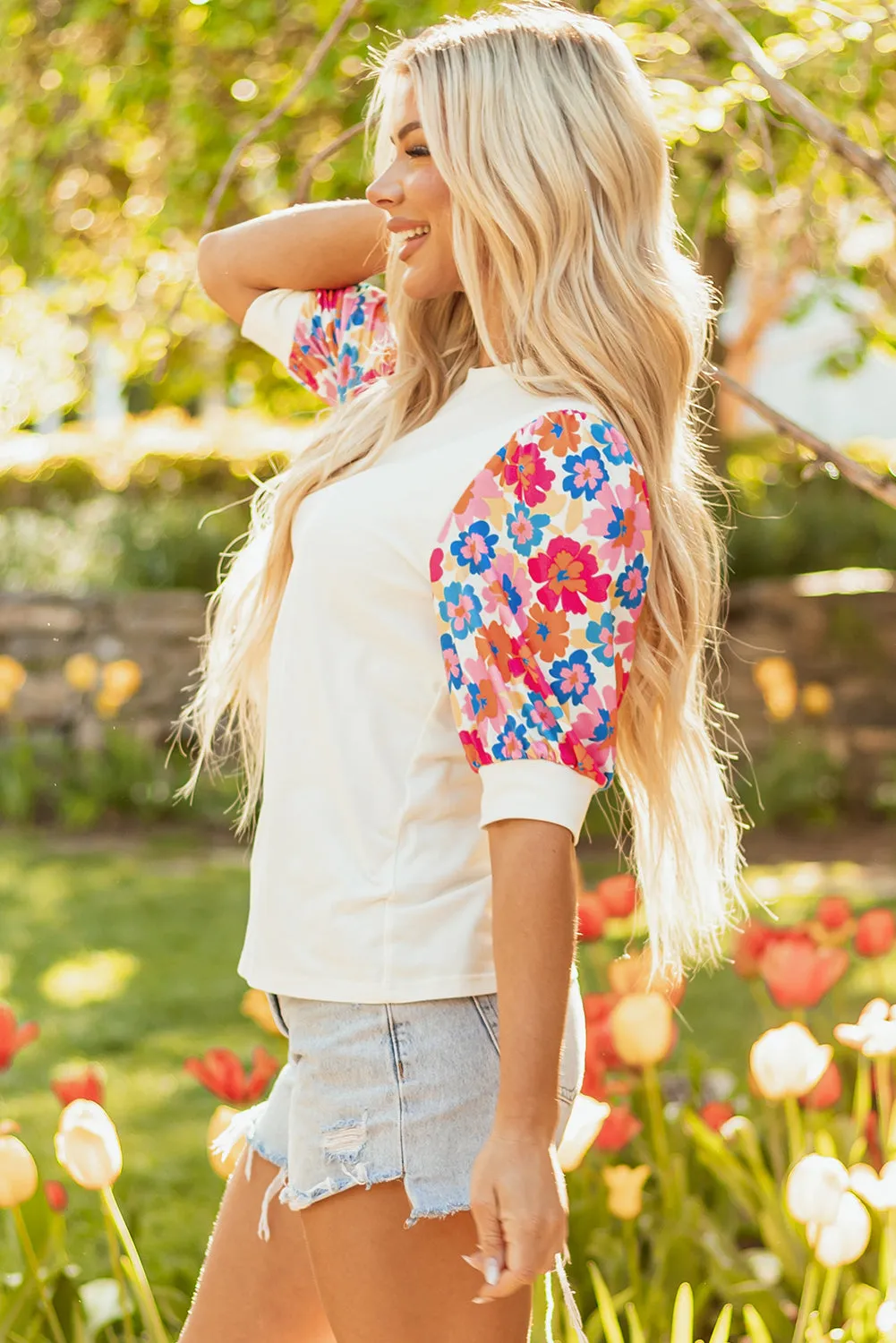 Zoya Puff Sleeve Top sold by Threaded Pear product image thumbnail 3