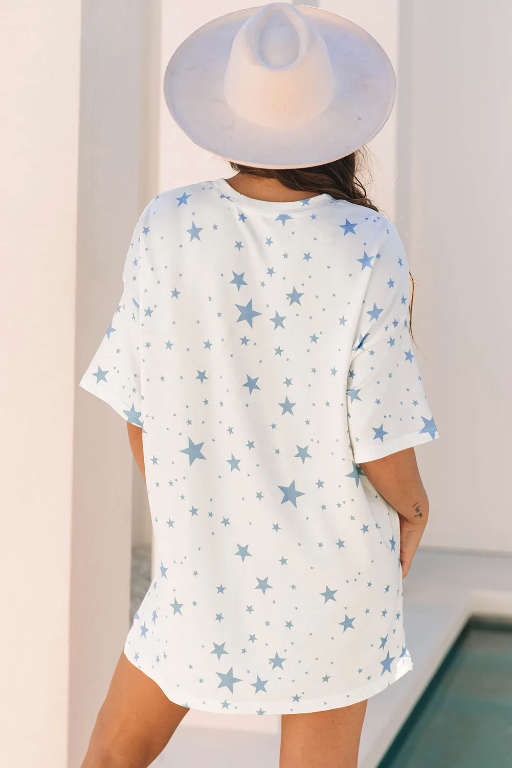 Braelyn Stars Oversized Tee sold by Threaded Pear product image thumbnail 2