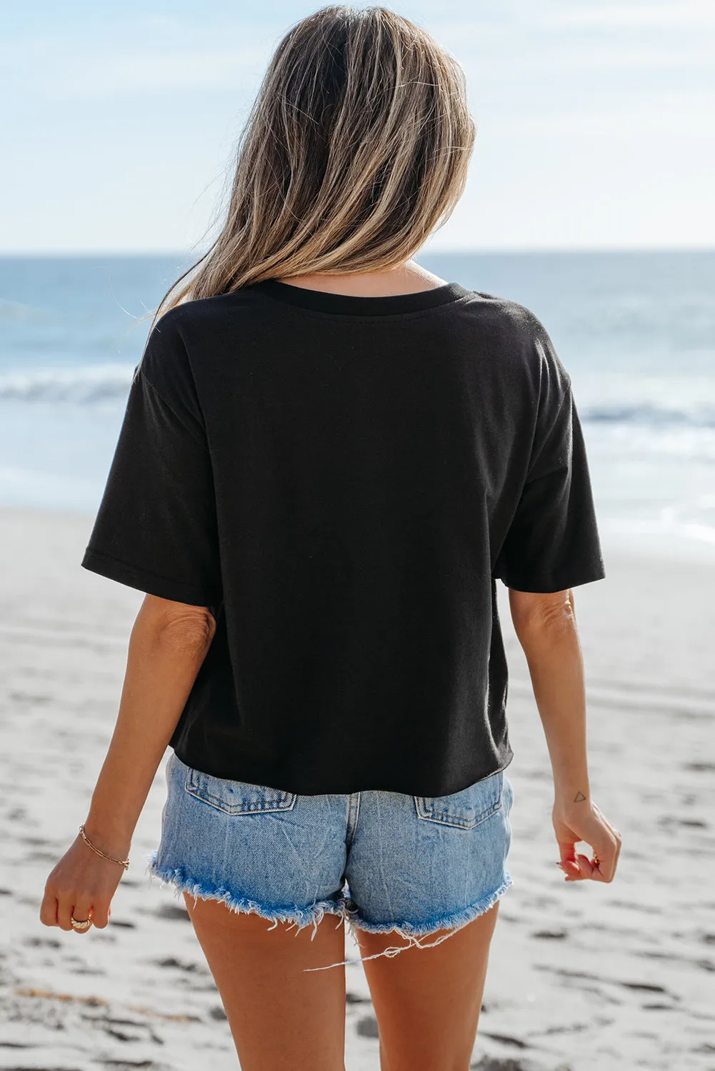 Checkerboard Peace Tee sold by Threaded Pear product image thumbnail 2