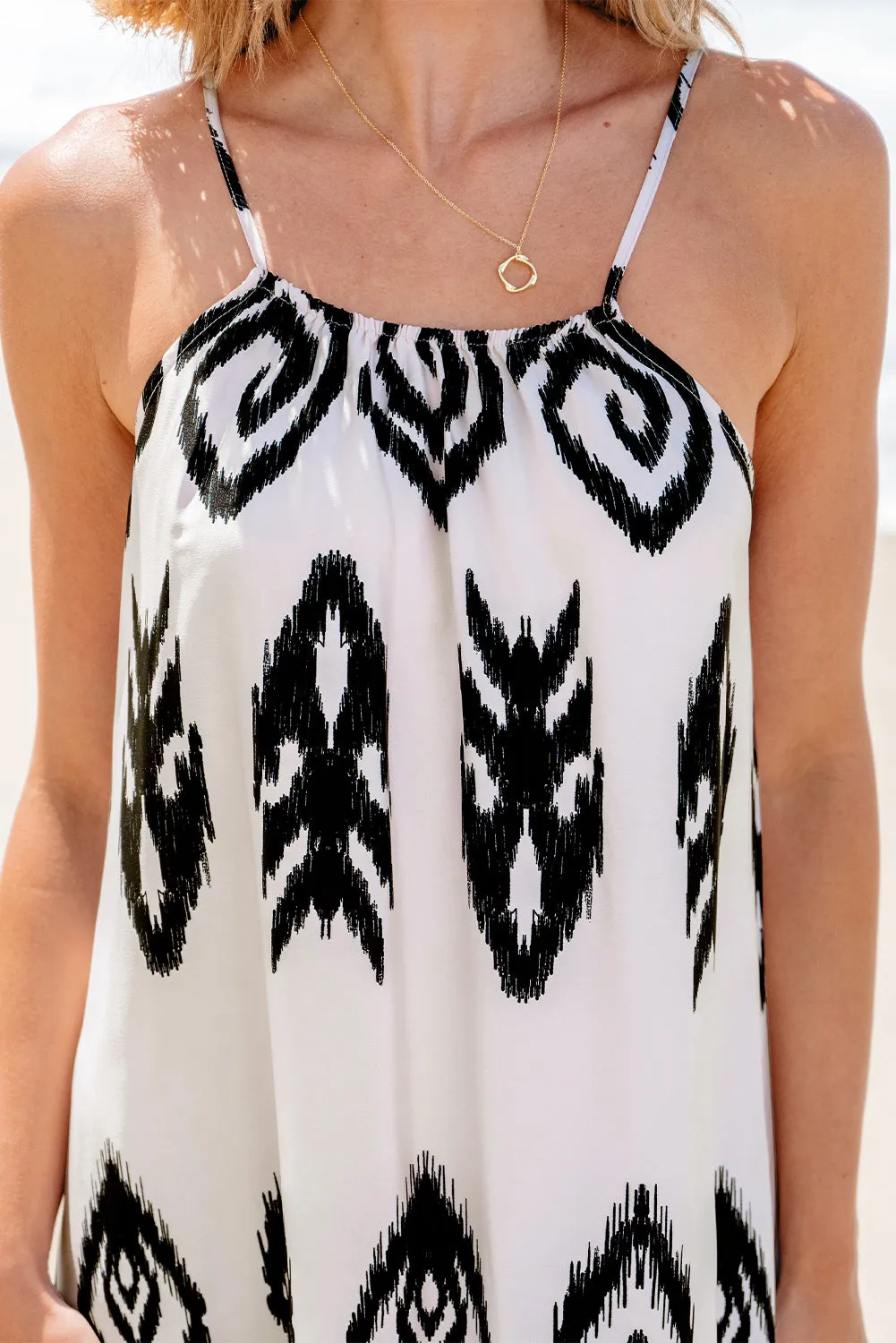 Carmen Western Aztec Sundress sold by Threaded Pear product image thumbnail 4