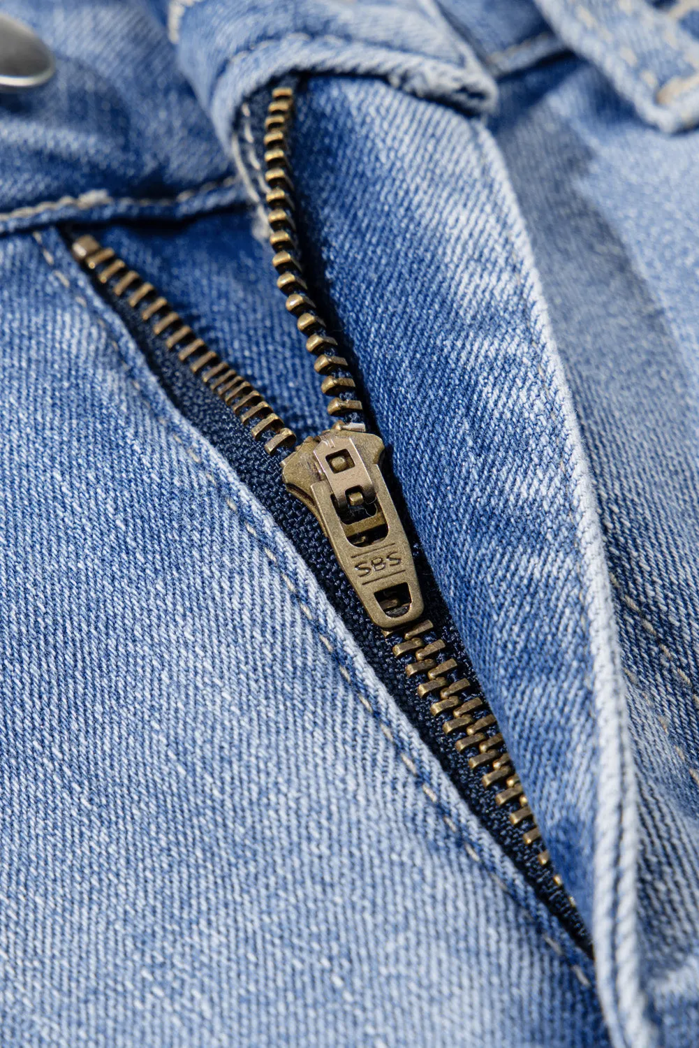 Ashleigh Acid Wash High Waist Flared Jeans sold by Threaded Pear product image thumbnail 4