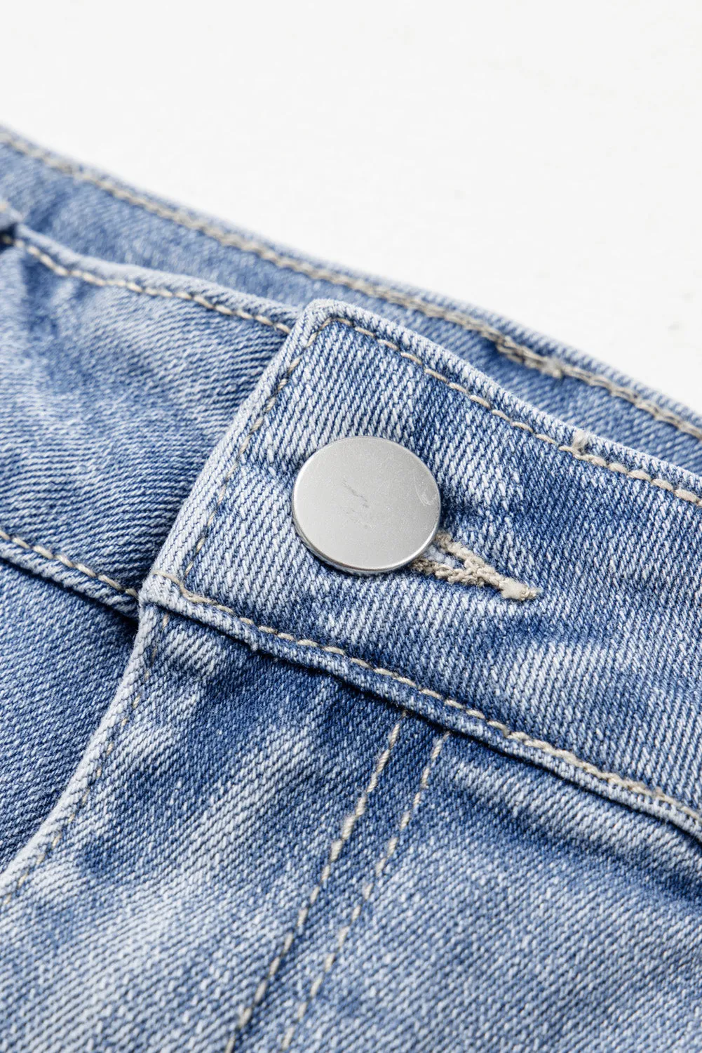 Ashleigh Acid Wash High Waist Flared Jeans sold by Threaded Pear product image thumbnail 5