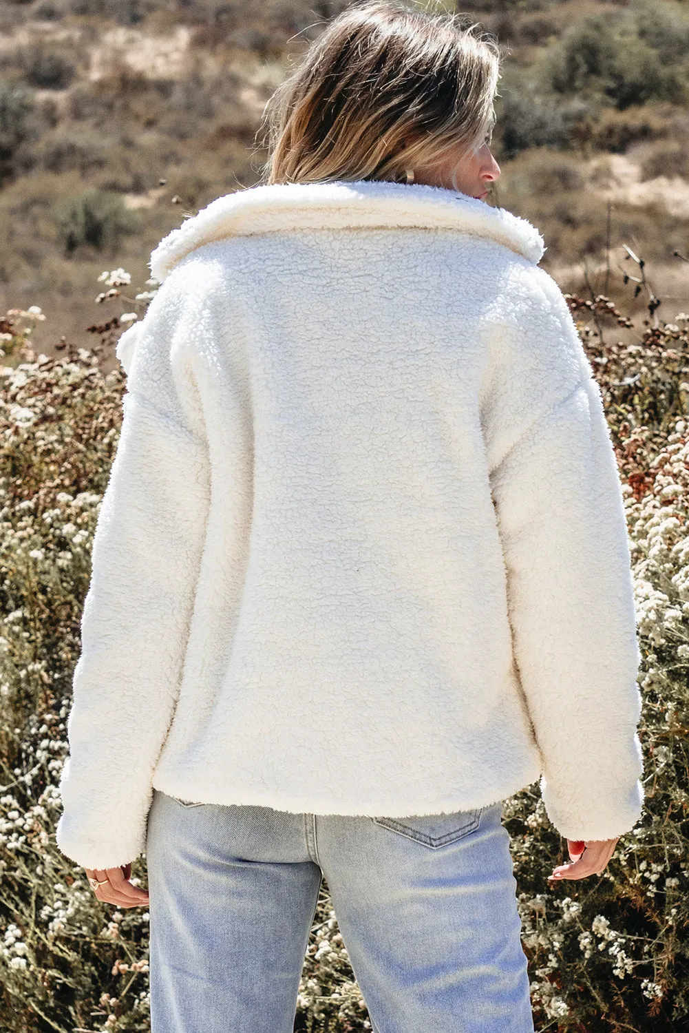 Kaia Button Pocketed Lapel Collar Jacket sold by Threaded Pear product image thumbnail 2