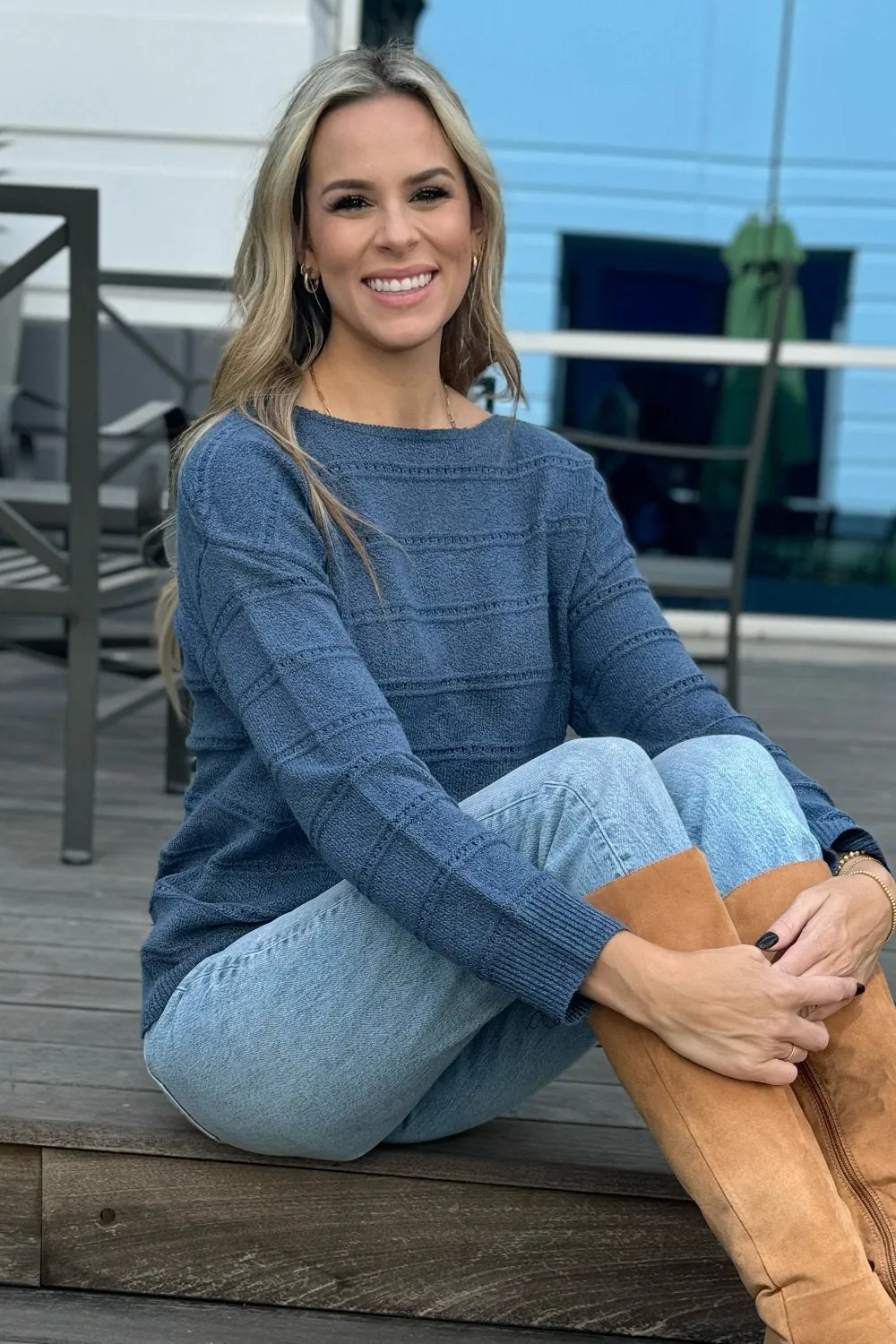 Riley Knit Sweater sold by Threaded Pear product image thumbnail 3