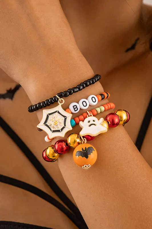 Halloween Beaded Bracelet sold by Threaded Pear