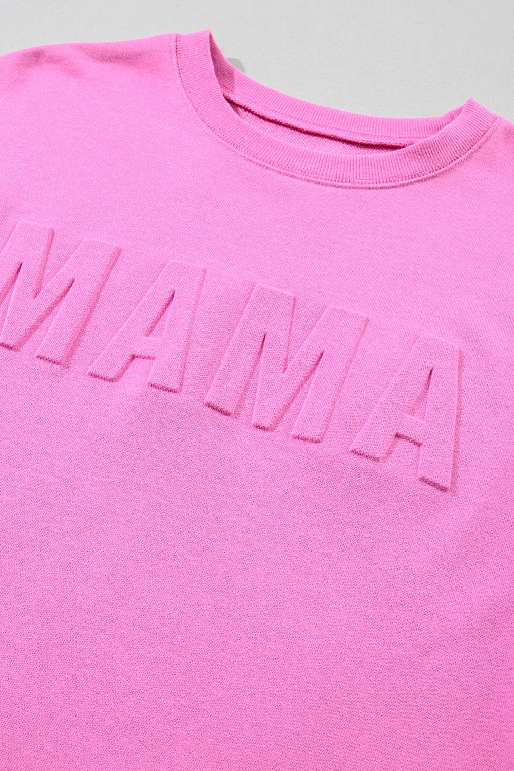 Vera MAMA Letter Embossed Casual Sweatshirt sold by Threaded Pear product image thumbnail 4