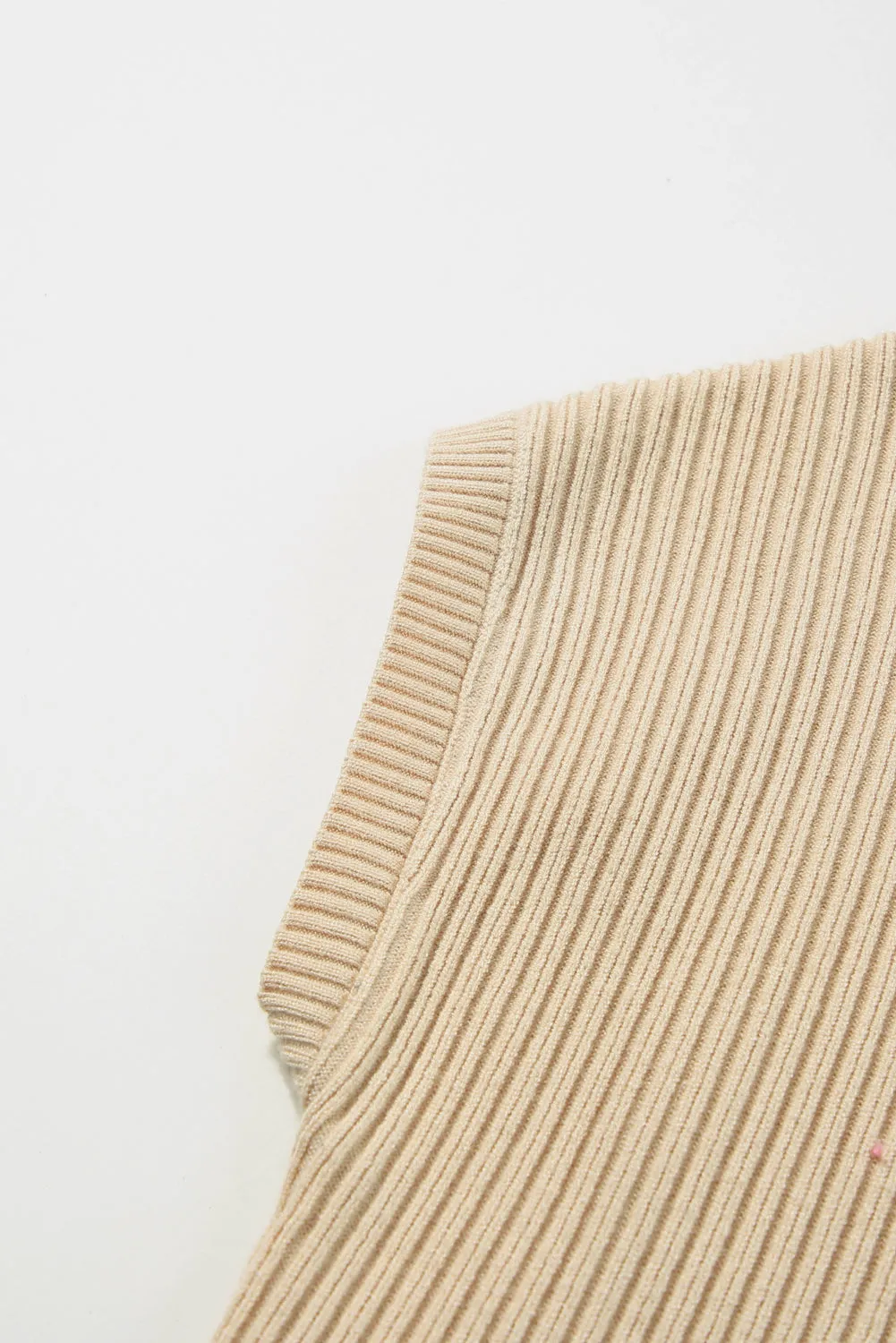 Lindsey Patch Pocket Ribbed Knit Short Sleeve Sweater sold by Threaded Pear product image thumbnail 5