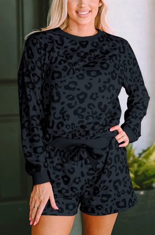 Norah Long Sleeve Tie Shorts Two Piece Set sold by Threaded Pear